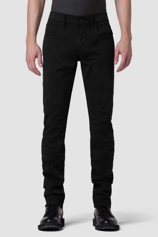 Pants Men Hudson Jeans Blake Slim Straight Twill Pant Black