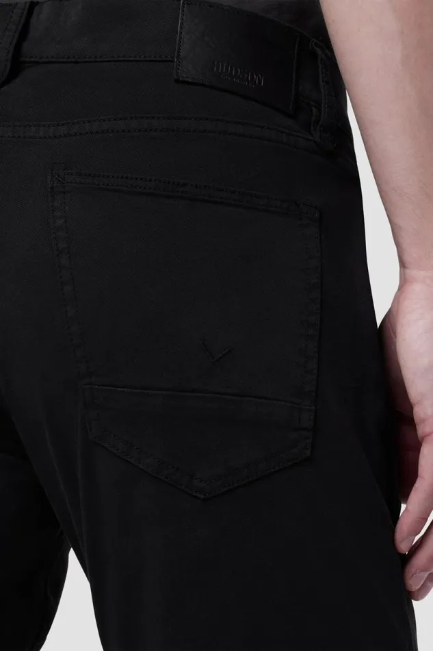 Pants Men Hudson Jeans Blake Slim Straight Twill Pant Black Pants Men Hudson Jeans Blake Slim Straight Twill Pant Black