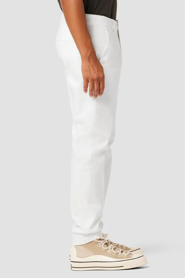 Pants Men Hudson Jeans Classic Slim Straight Chino White Pants Men Hudson Jeans Classic Slim Straight Chino White