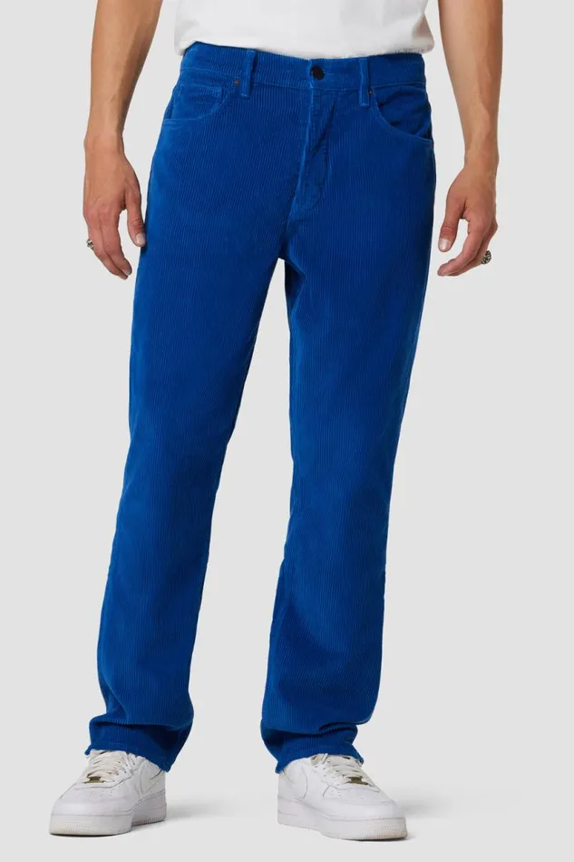 Pants Men Hudson Jeans Reese Straight Leg Corduroy Pant 32034 Inseam Cobalt Blue Pants Men Hudson Jeans Reese Straight Leg Corduroy Pant 32034 Inseam Cobalt Blue