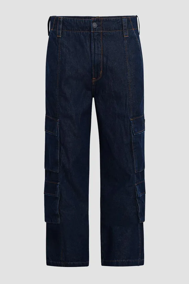 Pants Men Hudson Jeans Wide Leg Cargo Dark Chambray Pants Men Hudson Jeans Wide Leg Cargo Dark Chambray