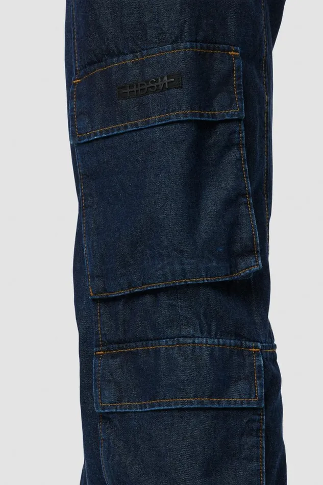 Pants Men Hudson Jeans Wide Leg Cargo Dark Chambray Pants Men Hudson Jeans Wide Leg Cargo Dark Chambray