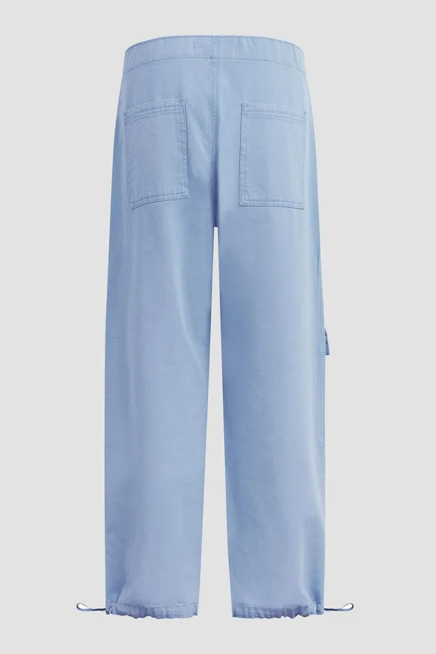 Pants Women Hudson Jeans Drawstring Parachute Pant Ashley Blue Pants Women Hudson Jeans Drawstring Parachute Pant Ashley Blue
