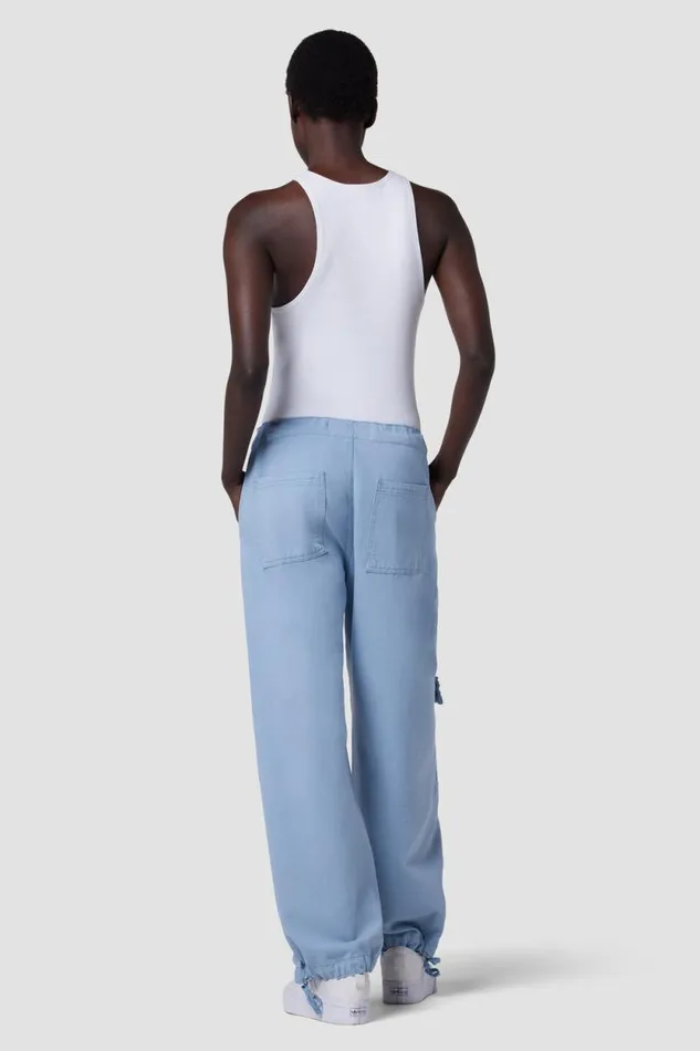 Pants Women Hudson Jeans Drawstring Parachute Pant Ashley Blue Pants Women Hudson Jeans Drawstring Parachute Pant Ashley Blue