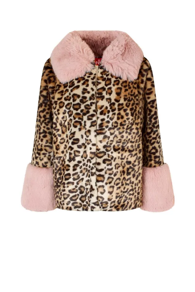 Paris Coat 8211 Winter Leopard Women Cras Jackets