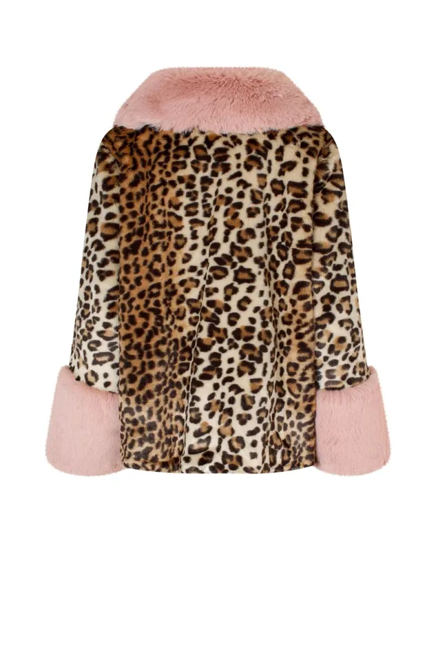 Paris Coat 8211 Winter Leopard Women Cras Jackets