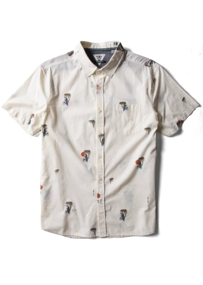 Parrodise Eco Ss Shirt Dune Men Vissla Shirts and Flannels
