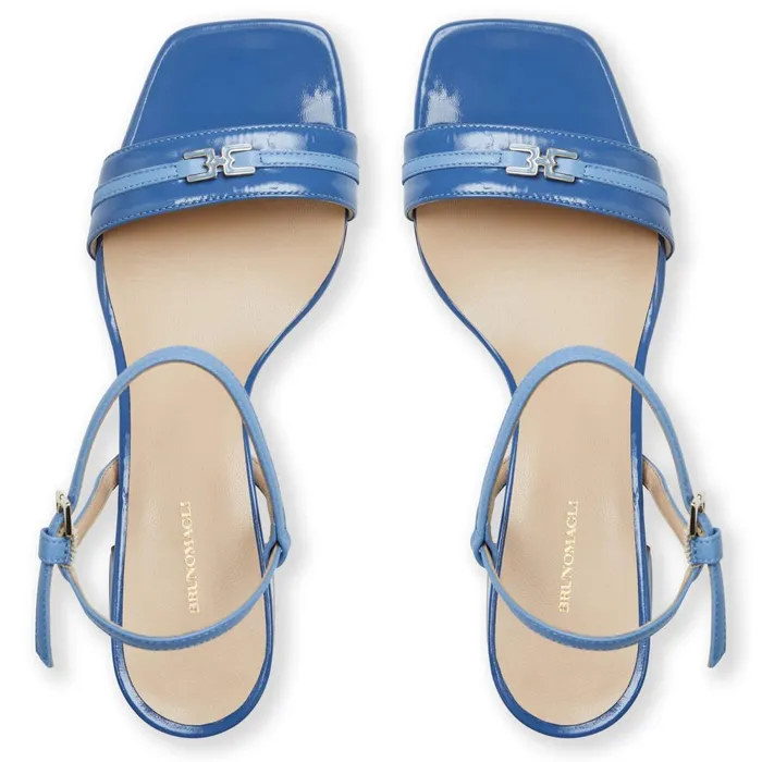 PHOEBE Sandal BLUE PATENT Women Bruno Magli Heels