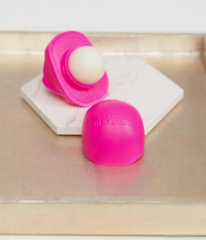 Pink Skull Lip Balm AccessoriesHalloween Unique Vintage Beauty