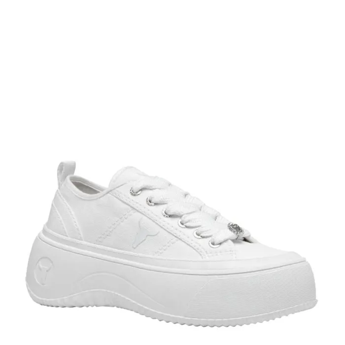 Platform Sneakers Women Windsor Smith INTENTIONS CANVAS WHITE SNEAKERS Platform Sneakers Women Windsor Smith INTENTIONS CANVAS WHITE SNEAKERS