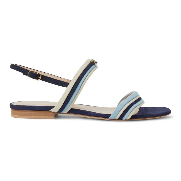 PORTIA Sandal NAVYBLUESAND SUEDE Women Bruno Magli Sandals and Slides