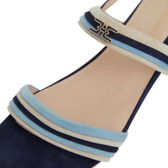 PORTIA Sandal NAVYBLUESAND SUEDE Women Bruno Magli Sandals and Slides
