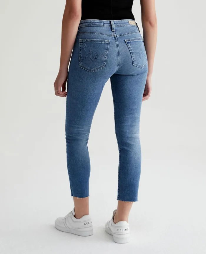 Prima Crop 18 Years Lakefront Women AG Jeans Denim Prima Crop 18 Years Lakefront Women AG Jeans Denim