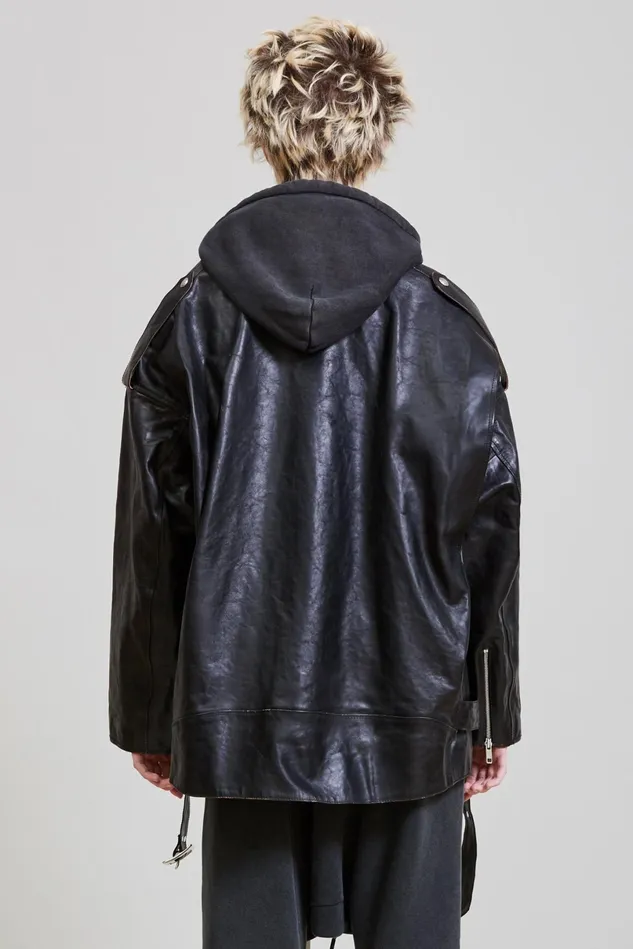 R13 Jackets and Coats Women Drop Neck Moto Jacket