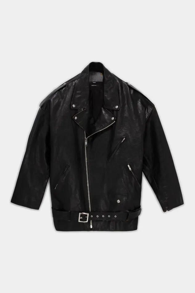 R13 Jackets and Coats Women Drop Neck Moto Jacket