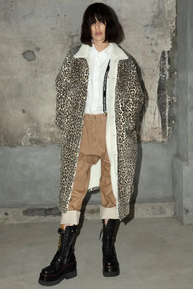 R13 Jackets and Coats Women Lyle Trucker Coat 8211 Tyler Leopard
