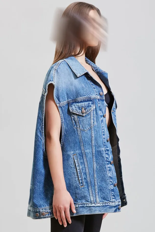 R13 Jackets and Coats Women Oversized Trucker Vest 8211 Carlton