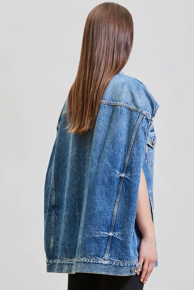 R13 Jackets and Coats Women Oversized Trucker Vest 8211 Carlton