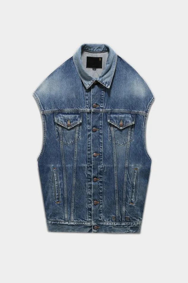 R13 Jackets and Coats Women Oversized Trucker Vest 8211 Carlton