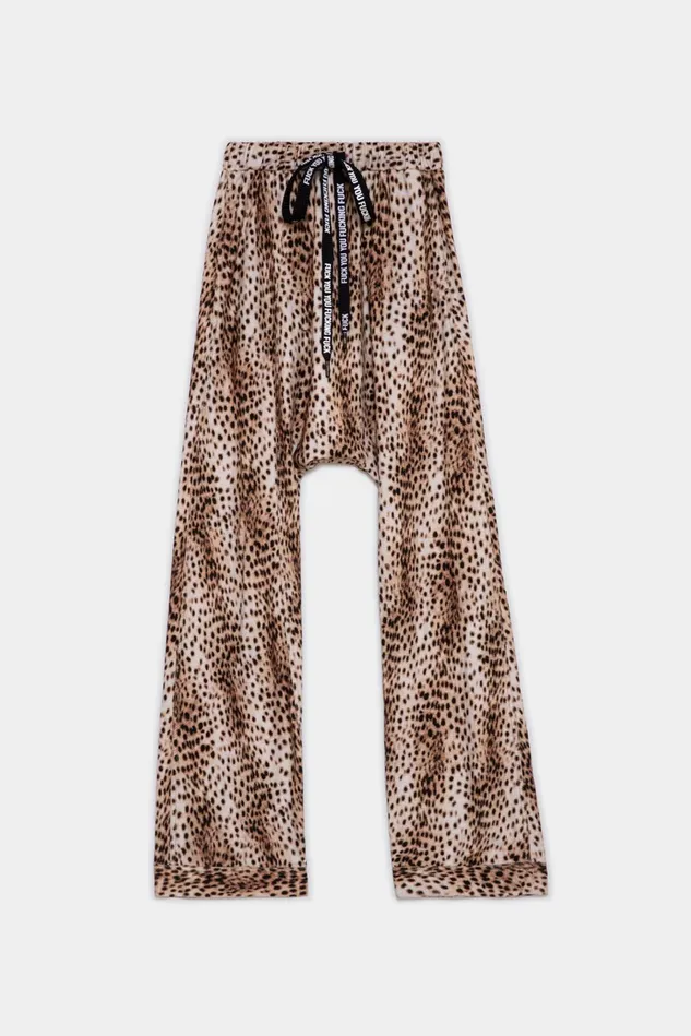 R13 Pants and Shorts Men Slouchy Pj Pant 8211 Cheetah
