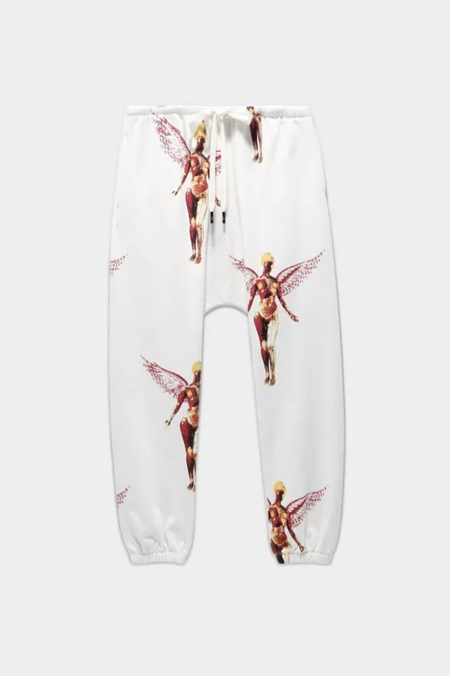 R13 Pants and Skirts Women Nirvana In Utero Drop Sweatpant 8211 Ecru