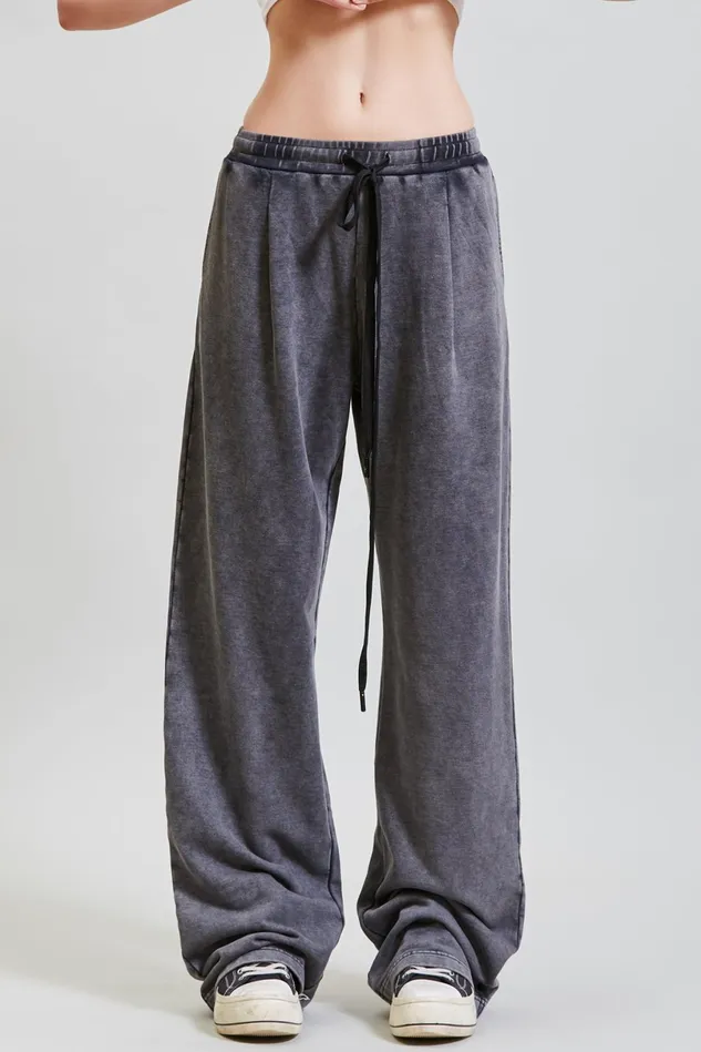 R13 Pants and Skirts Women Pleated Wide Leg Pant 8211 Acid Black