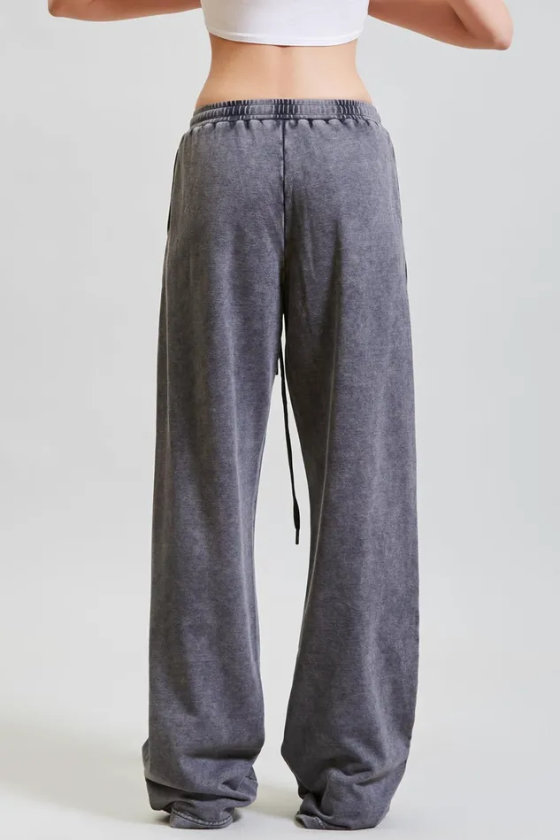 R13 Pants and Skirts Women Pleated Wide Leg Pant 8211 Acid Black