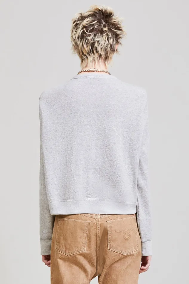 R13 Sweatshirts Women Folded Shoulder Sweatshirt