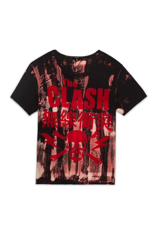 R13 TShirts Men Clash Rosie T 8211 Washed Black R13 TShirts Men Clash Rosie T 8211 Washed Black