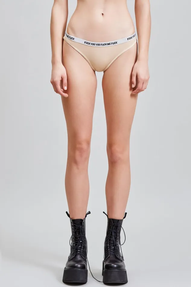 R13 Underwear Women Classic Panty 8211 Nudefinal Sale No Returns Or Exchanges