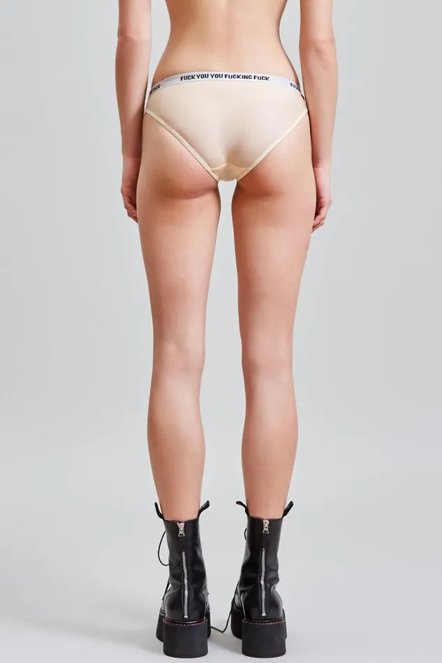 R13 Underwear Women Classic Panty 8211 Nudefinal Sale No Returns Or Exchanges