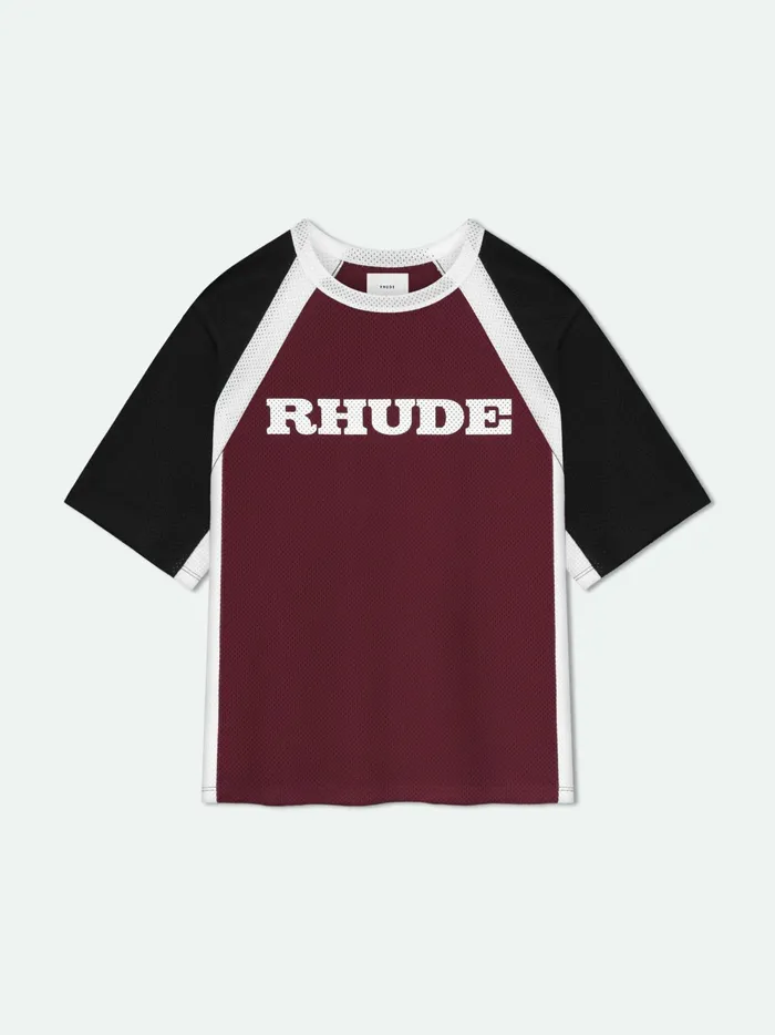 RACING LOGO MESH SHIRT Women Rhude Tops