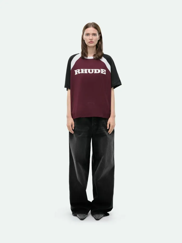 RACING LOGO MESH SHIRT Women Rhude Tops