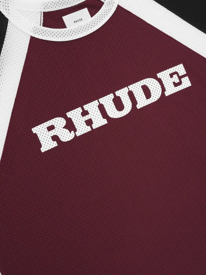 RACING LOGO MESH SHIRT Women Rhude Tops
