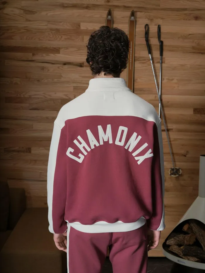RHUDE CHAMONIX QUARTERZIP VARSITY Men Rhude Sweatshirts