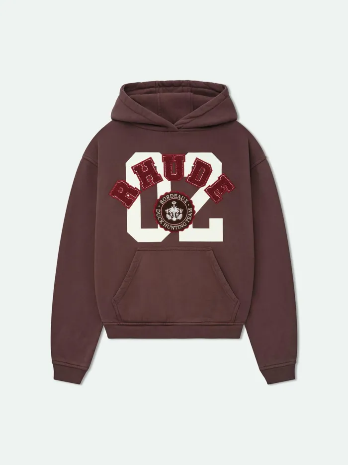 RHUDE CHENILLE HUNTING CLUB HOODIE Men Rhude Sweatshirts