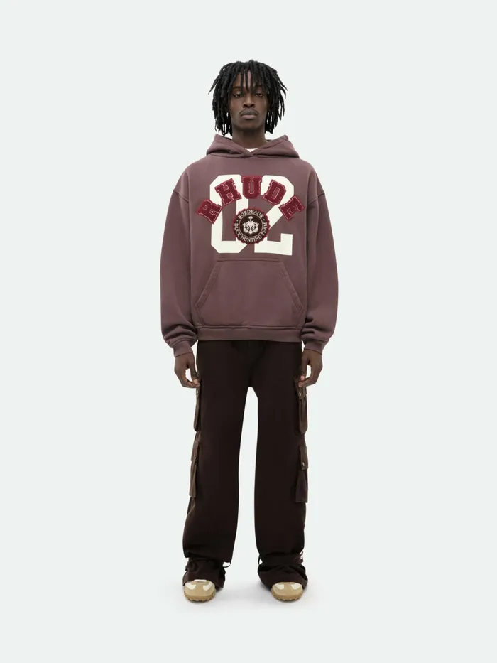 RHUDE CHENILLE HUNTING CLUB HOODIE Men Rhude Sweatshirts