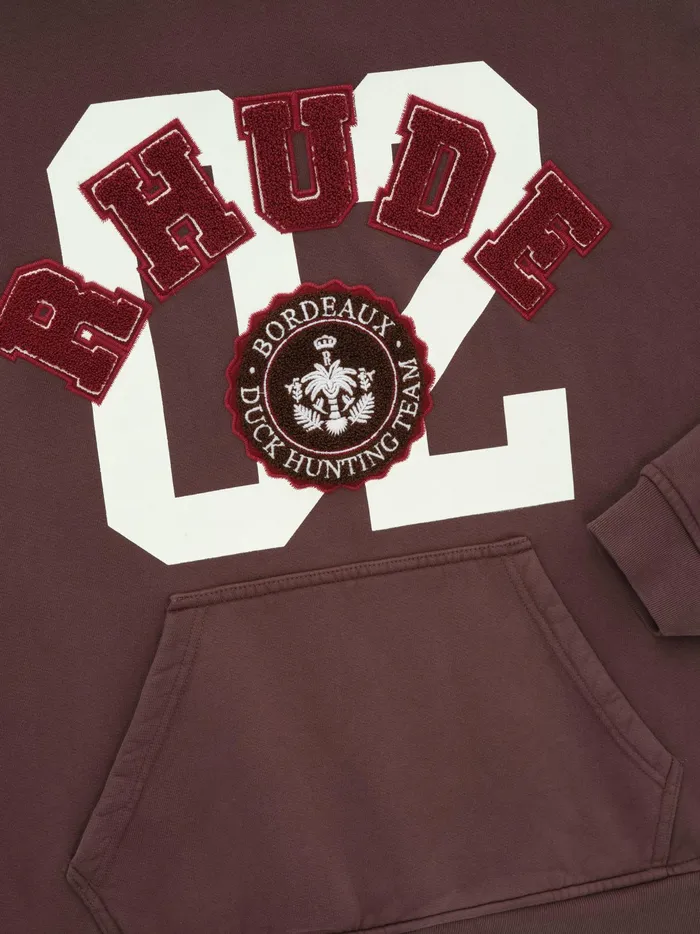 RHUDE CHENILLE HUNTING CLUB HOODIE Men Rhude Sweatshirts