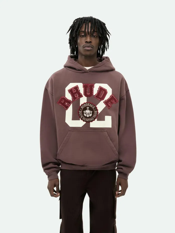 RHUDE CHENILLE HUNTING CLUB HOODIE Men Rhude Sweatshirts