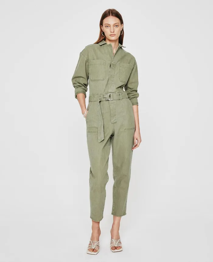 Ryleigh Jumpsuit Sulfur Cavalry Sage Women AG Jeans Dresses and More