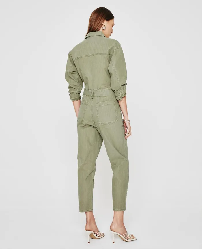Ryleigh Jumpsuit Sulfur Cavalry Sage Women AG Jeans Dresses and More Ryleigh Jumpsuit Sulfur Cavalry Sage Women AG Jeans Dresses and More