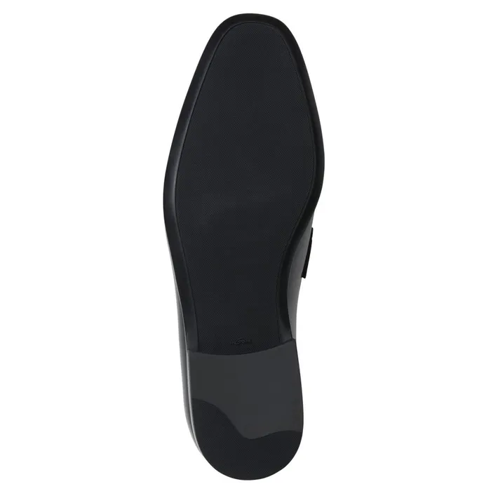 Saffo Slip On Black Bit Loafer Black Leather Men Bruno Magli Dress Shoes