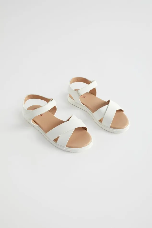 Sandals and Slides Girl Seed Heritage Summer Sandal White