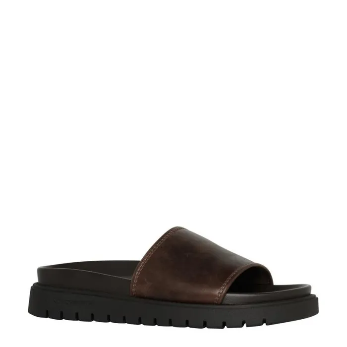 Sandals Men Windsor Smith ROWDY DARK BROWN LEATHER SANDALS Sandals Men Windsor Smith ROWDY DARK BROWN LEATHER SANDALS