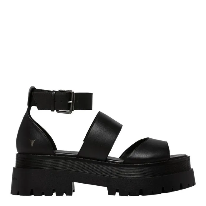 Sandals Women Windsor Smith THRILLED BLACK CHUNKY SANDALS