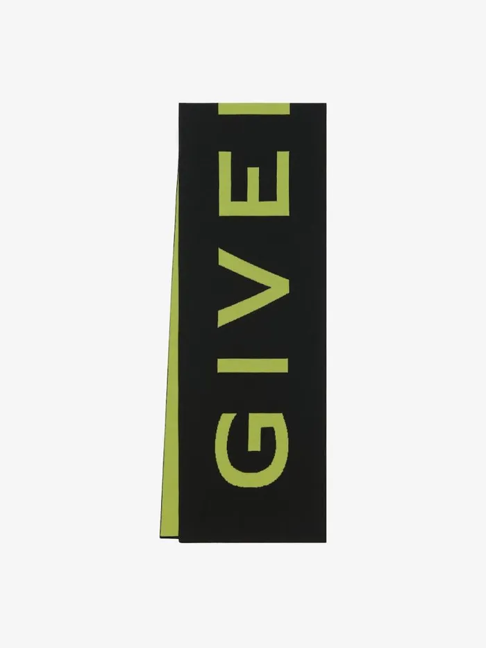 Scarf In Wool Black Men Givenchy Scarves and Ties