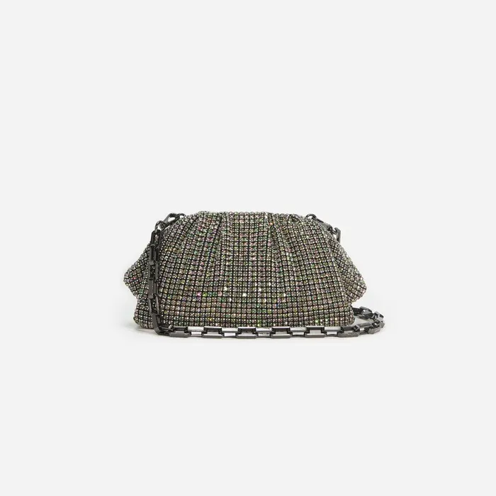 Self Portrait Clutch Bags Multi Rhinestone Chainmail Clutch Bag 8211 Women