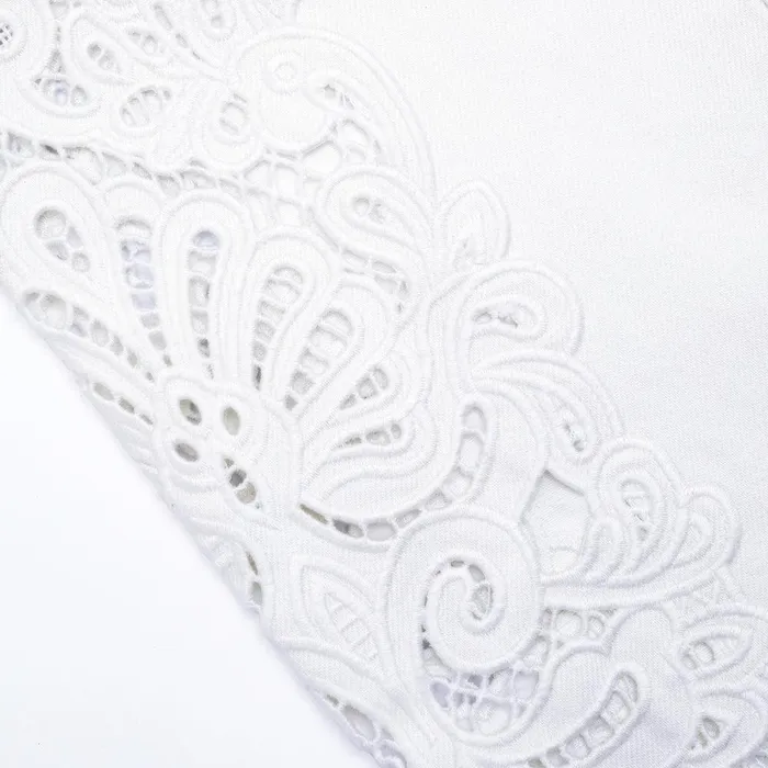 Self Portrait Denim White Cutwork Denim Jeans 8211 Women
