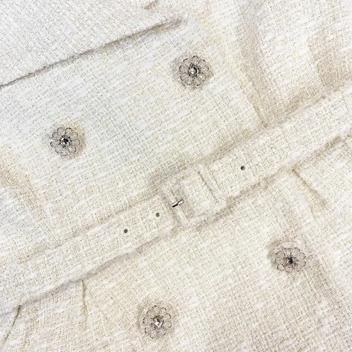 Self Portrait Dresses Cream Off Shoulder Boucle Midi Dress 8211 Women Self Portrait Dresses Cream Off Shoulder Boucle Midi Dress 8211 Women