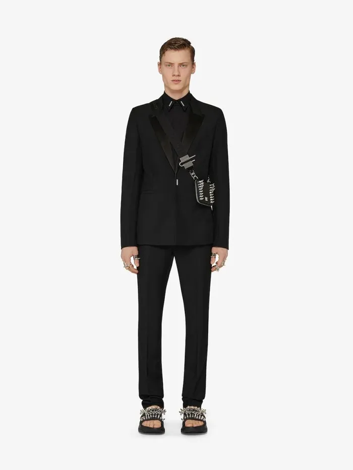 Shirt In Poplin With Collar Details Black Men Givenchy Shirts
